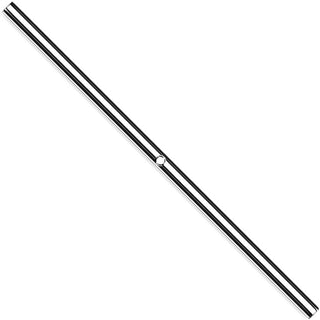 Titanium barbell pin with 1 hole Internally Threaded