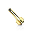 Titanio Base piatta 3mm Filettatura Interna