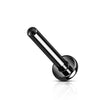 Titanio Base piatta 3mm Filettatura Interna