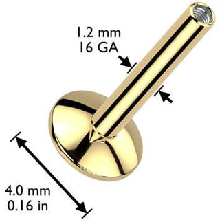 Tytan labret podstawa push-in