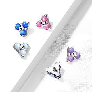Top top triangle zirconia Internally Threaded