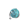 Titanium top ball semi-precious stone Internally Threaded