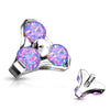 Titanium Top Top Triangle Zirconia Internally Threaded