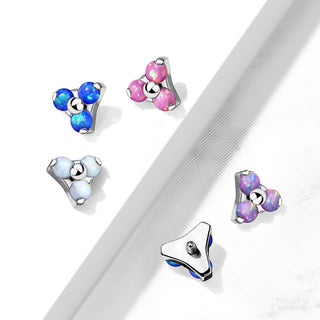 Titanium Top Top Triangle Zirconia Internally Threaded
