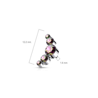 Titanium Top 5 Zirconia Internally Threaded
