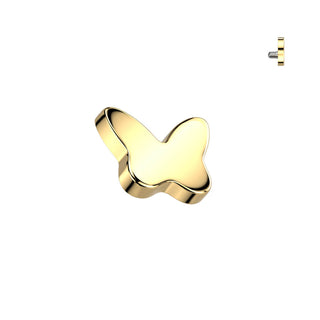 Titanium top butterfly Internally Threaded