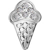 Titanium Top top ice cream cone Internally Threaded