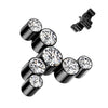 Titanium Top top swirl zirconias Internally Threaded
