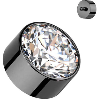 Titanium Top Round Zirconia Internally Threaded