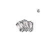 Titanium Top Top 3 Zirconias Opals Internally Threaded
