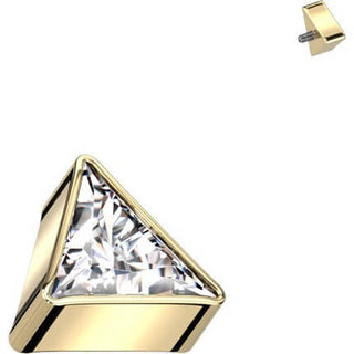 Titanium Top Top Triangle Zirconia Internally Threaded