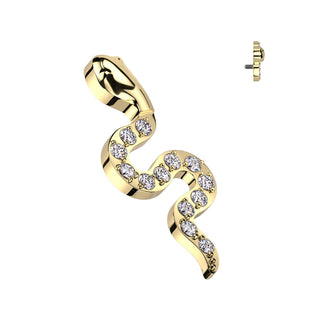Titanium Top top snake zirconias Internally Threaded