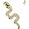 Titanium Top top snake zirconias Internally Threaded