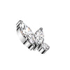 top 2 marquise zirconias Internally Threaded