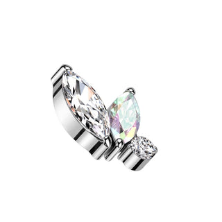 top 2 marquise zirconias Internally Threaded