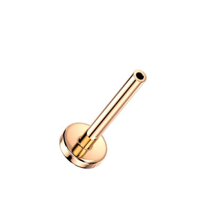 Titanium Base labret base flat back 4mm Push-In