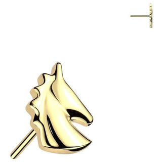 Oro 14 kt Superiore unicorno Push-In