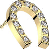 Top horseshoe top zirconia Push-In