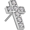 Top Croce Zirconi Push-In