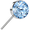 Titanium Top top zirconia bezel setting Push-In