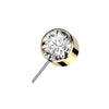 Titanio Superiore a sfera in zircone Push-In