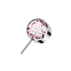 Titanio Superiore a sfera in zircone Push-In