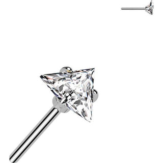 Titanium Top top triangle zirconia Push-In