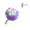 Titanium Top top round opal prong setting Push-In