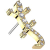 Titanium Top Lizard Zirconia Push-In