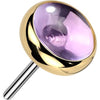 Top Top Semi-Precious Stone Push-In