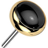Top Top Semi-Precious Stone Push-In
