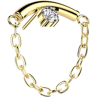 Titanium Top top chain zirconia Push-In