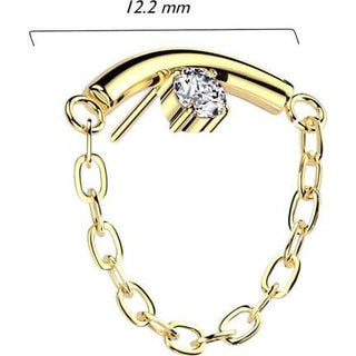 Titanium Top top chain zirconia Push-In