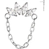 Titanium Top top chain marquise cut zirconias Push-In