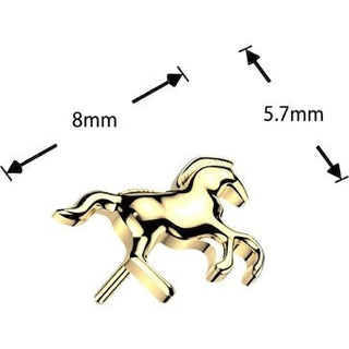 Titanium Top Top Horse Push-In