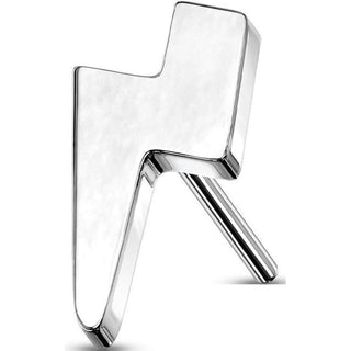 Titanium Top top flat lightening bolt Push-In