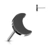 Titanium Top top flat moon Push-In