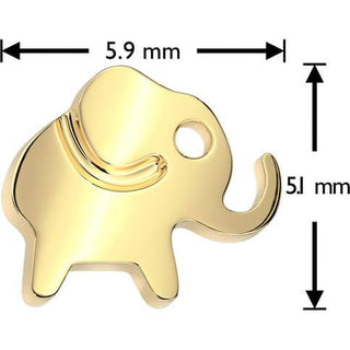 Titanium Top elephant Push-In