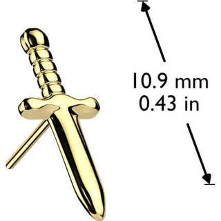 Titanium Top top dagger Push-In