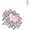 Titanio Superiore fiore zirconi Push-In