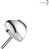 Titanium Top top heart Push-In