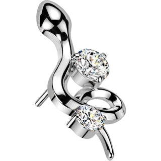 Titanium Top top snake zirconia Push-In