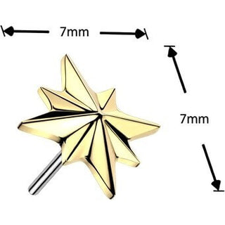 Titanium Top top starburst Push-In