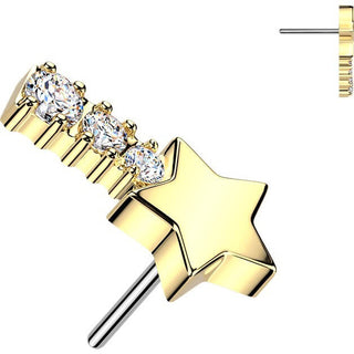 Titanium Top top star zirconia Push-In