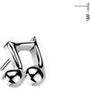 Titanium Top top music note Push-In