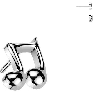 Titanium Top top music note Push-In