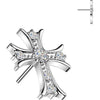 Titanium Top top zirconia celtic cross Push-In