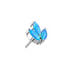 Titanium Top top marquise cut 3 zirconias Push-In