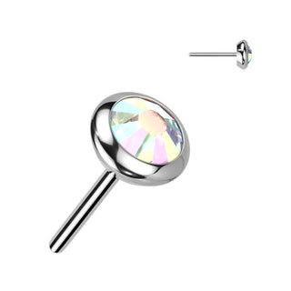 Titanium Top top ball zirconia opal Push-In