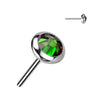 Titanium Top top ball zirconia opal Push-In